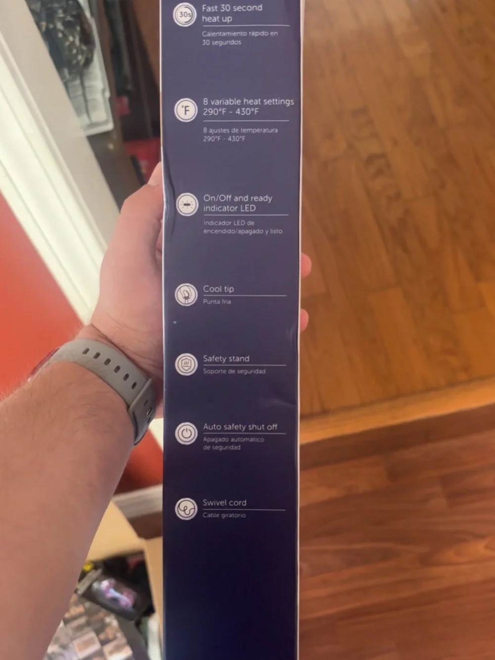 Tapered Curling Wand - Purple